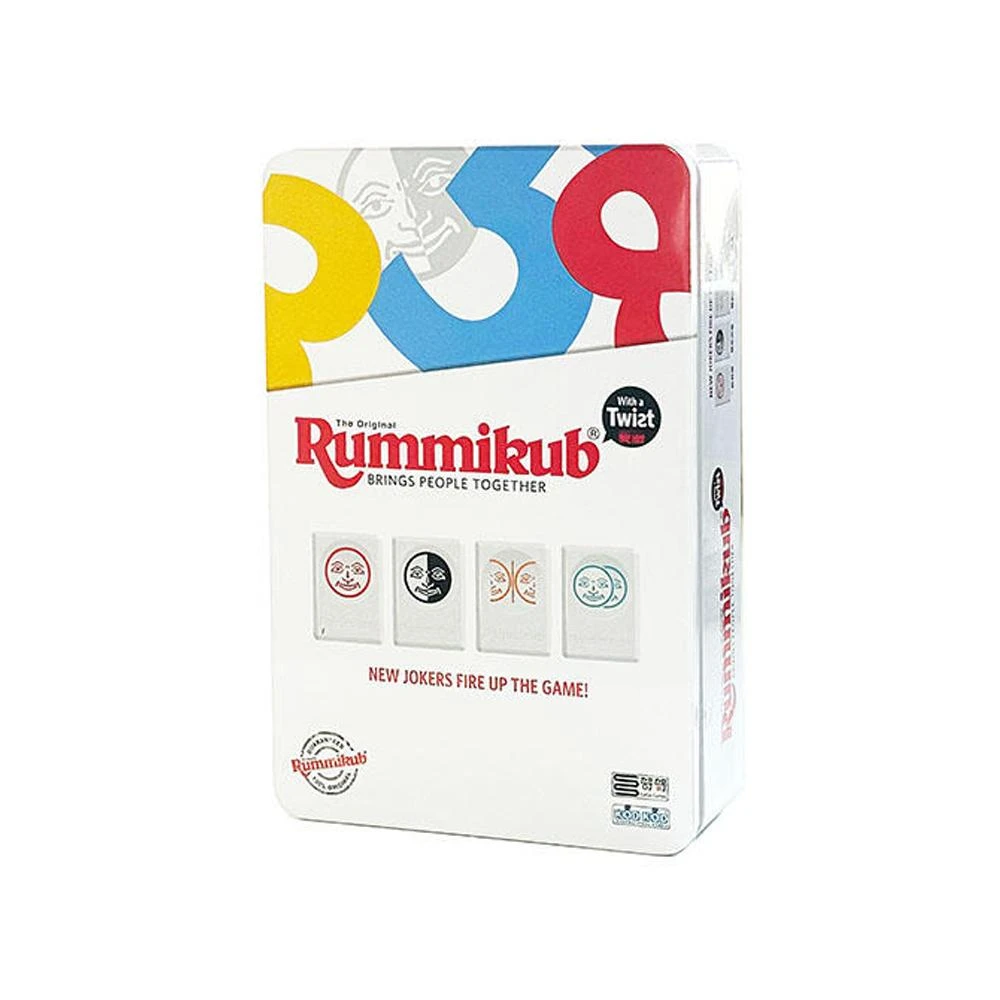 拉密變臉外出型鐵盒版 Rummikub Twist Tin Mini 高雄龐奇桌遊