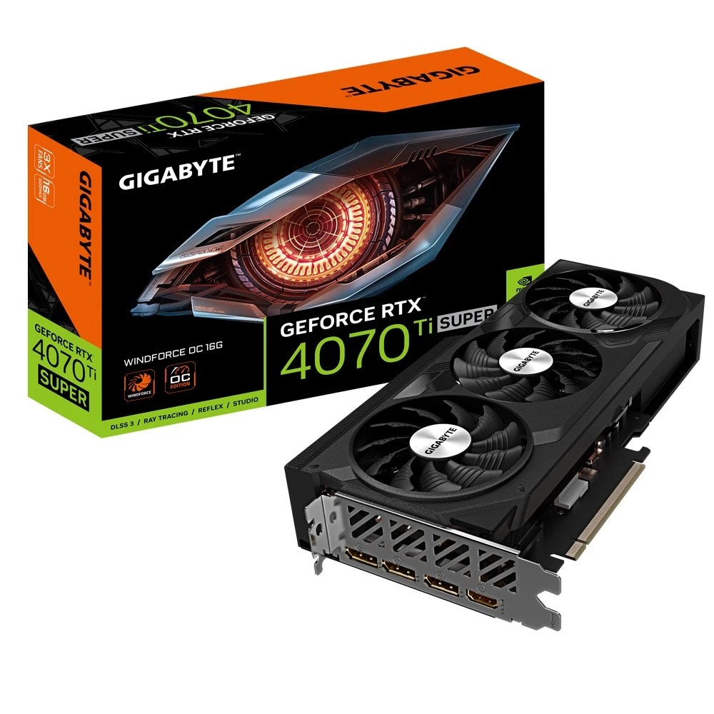 【GIGABYTE 技嘉】技嘉 RTX4070TI SUPER WINDFORCE3 OC 16G /26cm/註四年/4070TIS