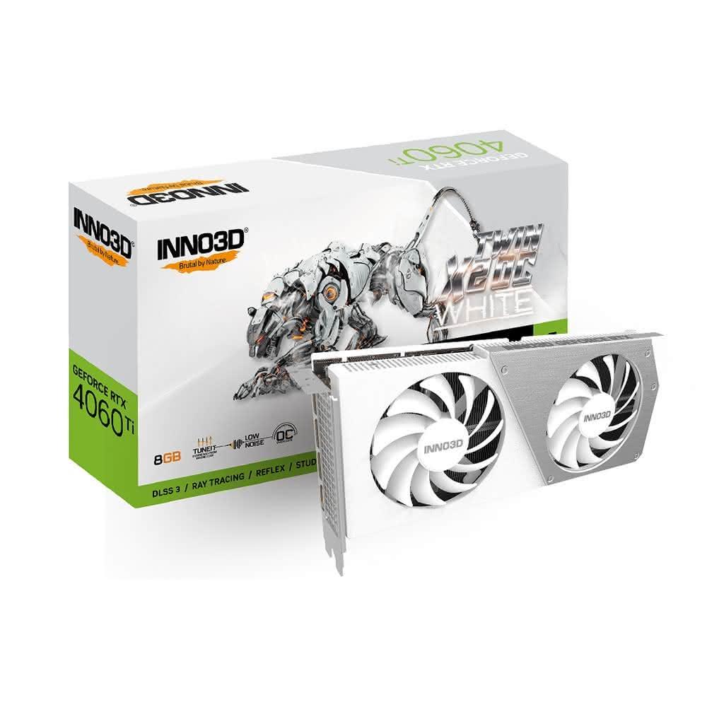 【Inno3D 映眾】RTX 4060TI 8GB GDDR6 TWIN X2 OC WHITE(顯示卡)