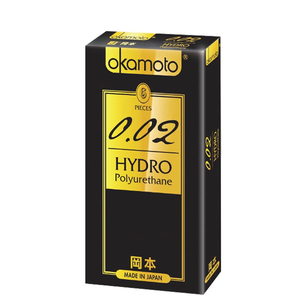 【okamoto 岡本】002 HYDRO 水感勁薄保險套（12入）