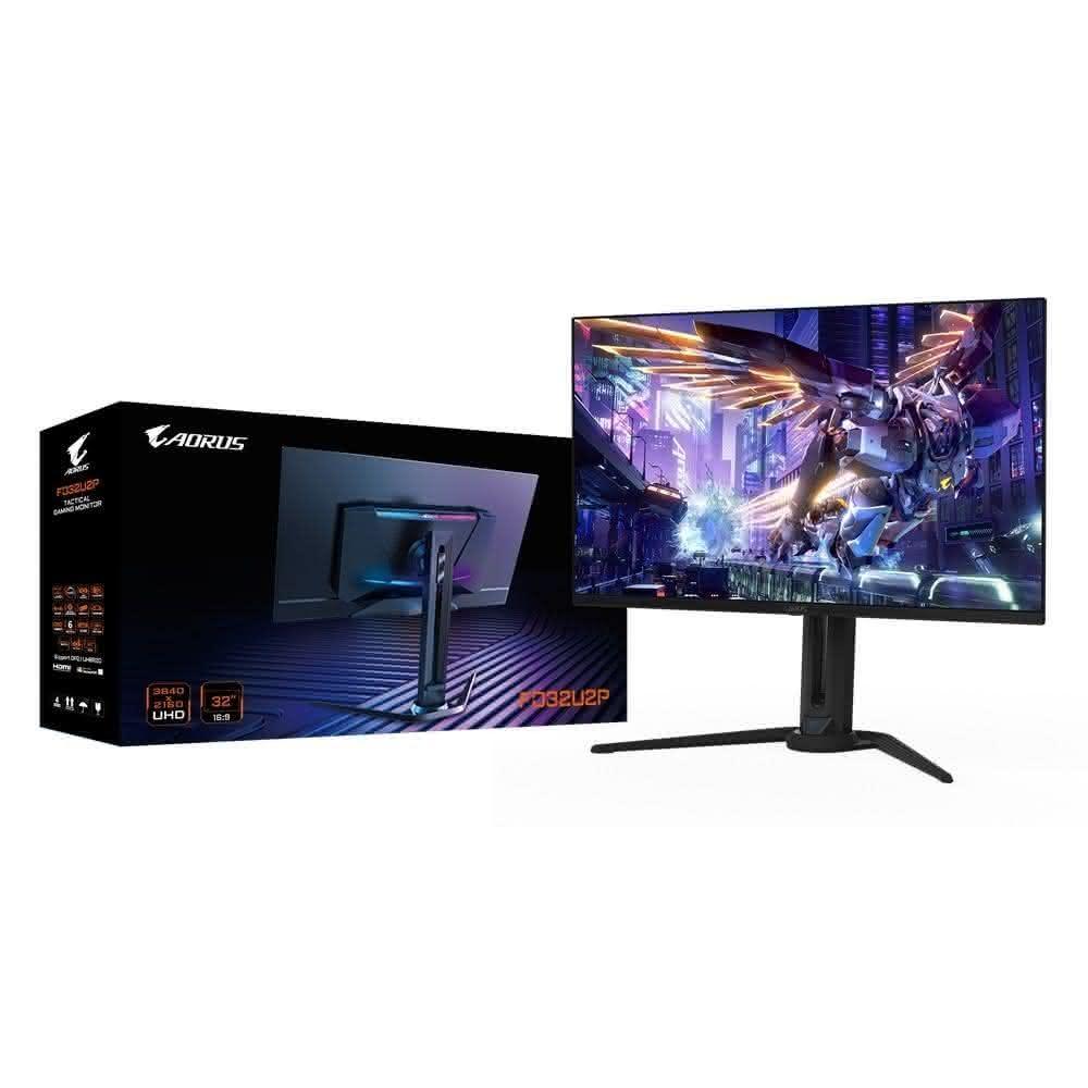 【GIGABYTE 技嘉】AORUS FO32U2P 4K/32型/240Hz/0.03ms/QD-OLED/HDMI2.1/DP2.1