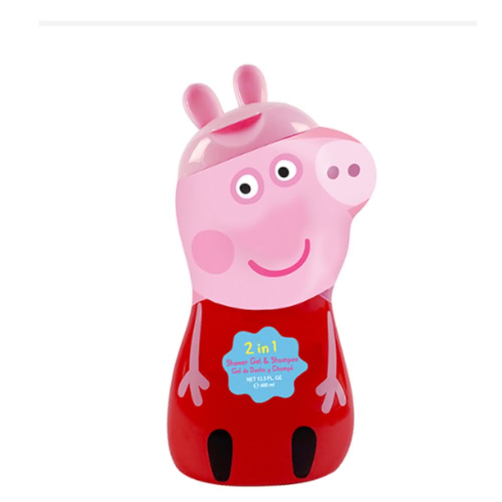 Peppa Pig 佩佩豬 2合1沐浴洗髮精 400ml限量收藏版(洗髮沐浴一次搞定)