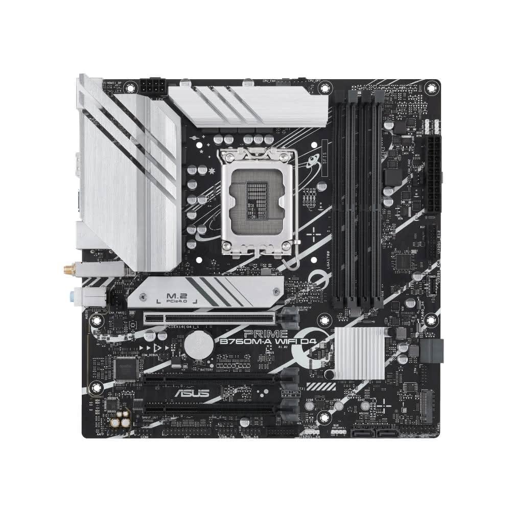 【ASUS 華碩】PRIME B760M-A WIFI D4-CSM 主機板 + Intel i5-12400 中央處理器