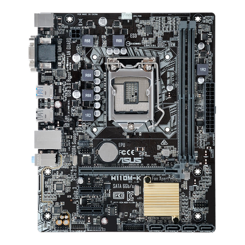 【ASUS 華碩】PRIME H110M-K 主機板