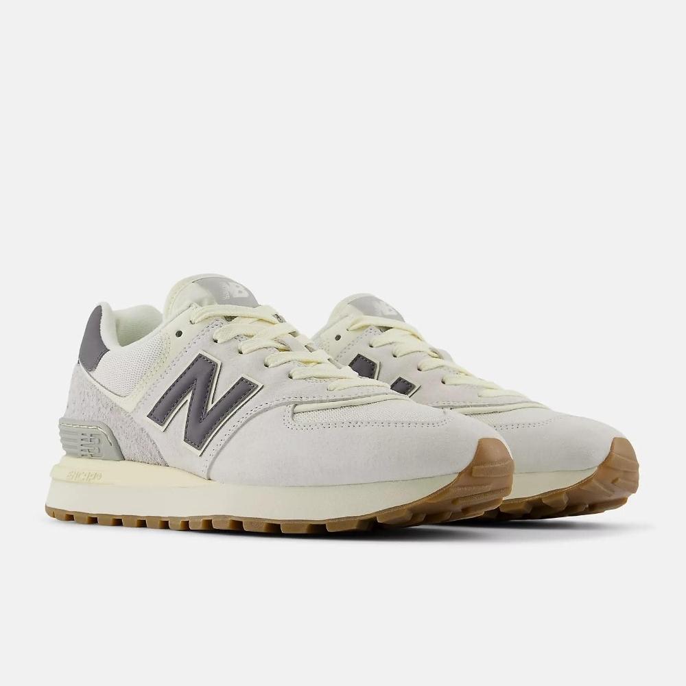 【NEW BALANCE】NEW BALANCE 休閒鞋 NB 574 LEGACY 白灰 膠底 厚底鞋 男女 U574LGAN