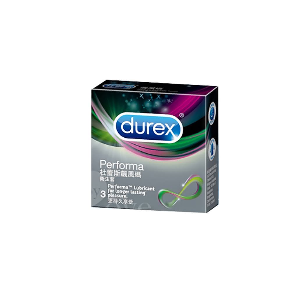 【Durex 杜蕾斯】飆風碼保險套 3入/盒(安全套 衛生套 保險套 避孕套 情趣用品)