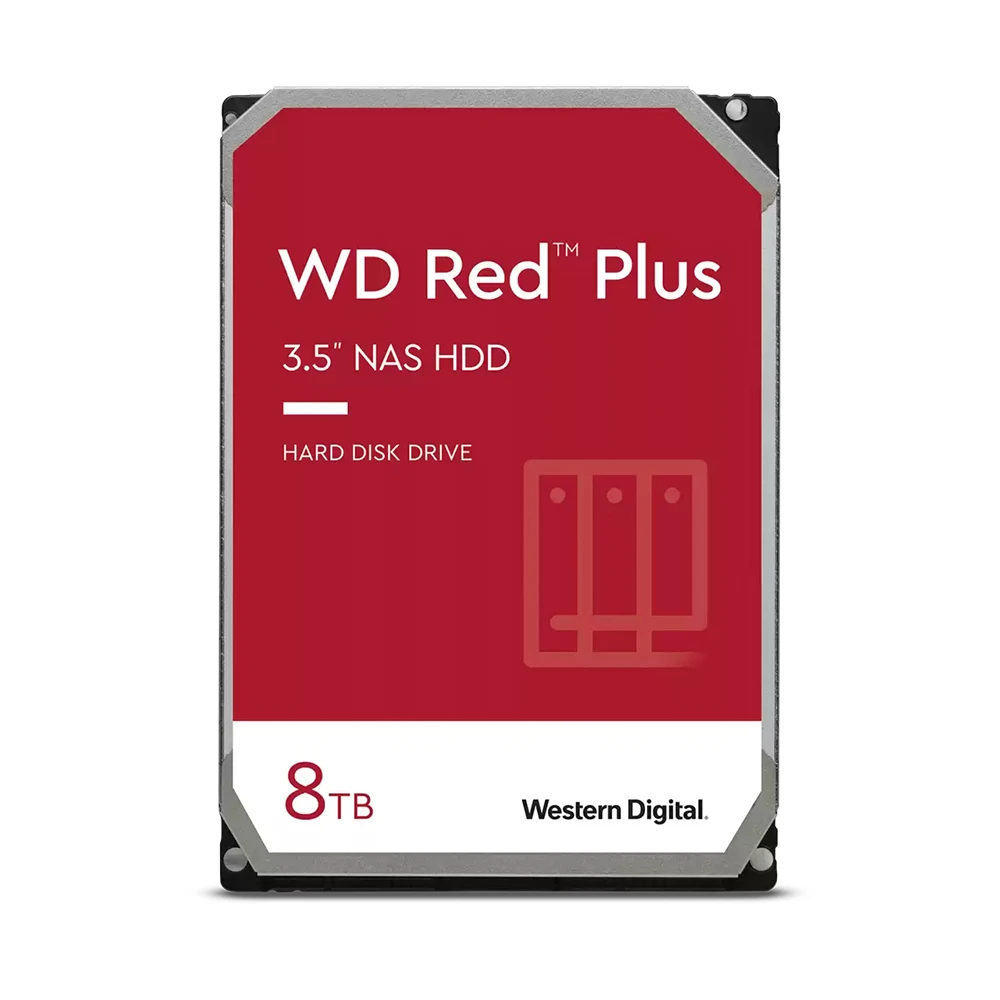 【Western Digital】紅標Plus 8TB 3.5吋NAS硬碟(WD80EFZZ)