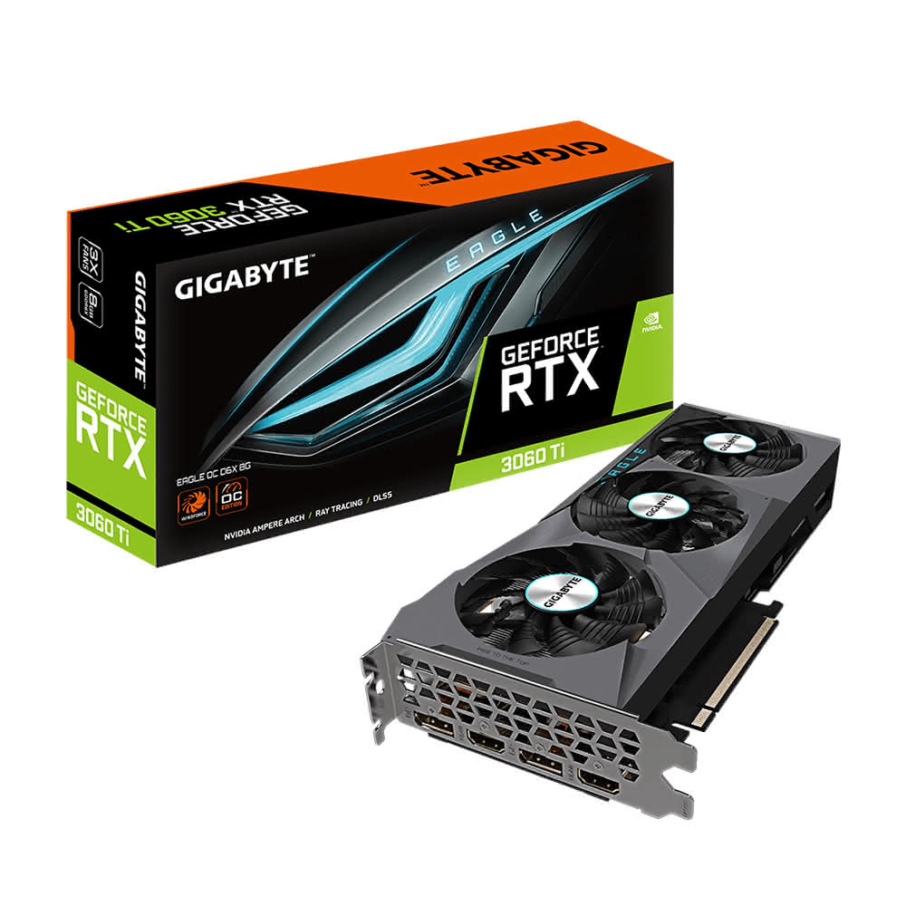 【GIGABYTE 技嘉】RTX 3060 Ti EAGLE OC D6X 8G 顯示卡(GV-N306TXEAGLE OC-8GD)