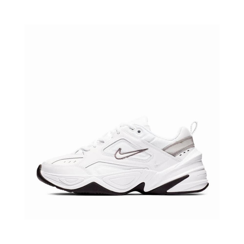 【NIKE 耐吉】NIKE Wmns M2K Tekno 白 灰 銀 休閒鞋 小白鞋 復古 女鞋 老爹鞋(BQ3378-100)