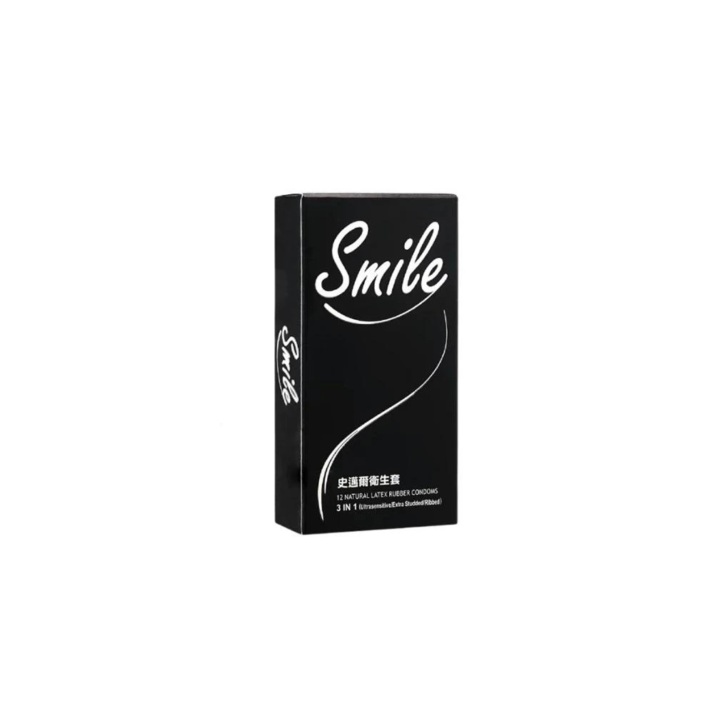 【smile 史邁爾】3in1型保險套 12入/盒 包裝隱密(澄石藥局✚實體店面)