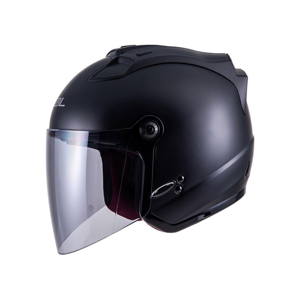 【SOL Helmets】27S開放式安全帽 素色_素消光黑｜SOL安全帽官方商城(3/4罩｜雙D扣｜LED燈｜五件可拆內襯)