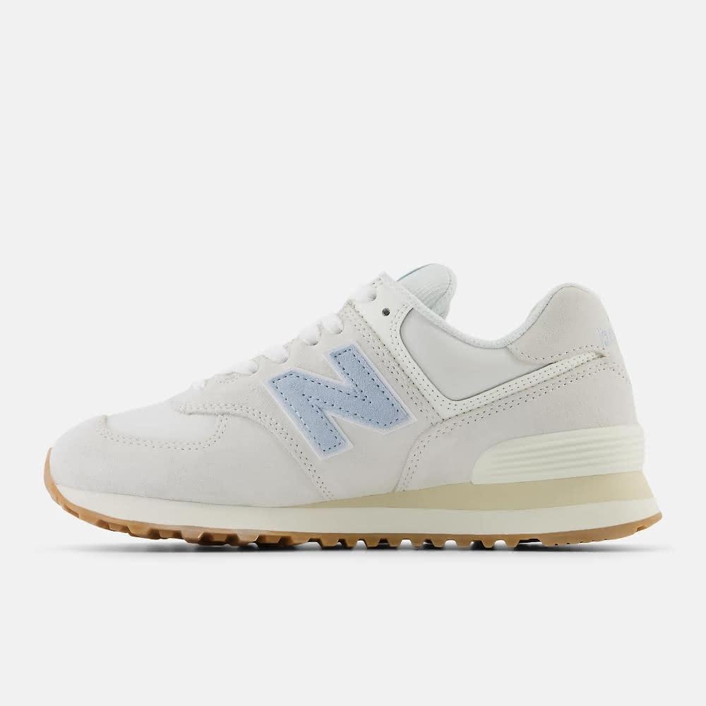 【NEW BALANCE】女鞋 運動鞋 574 復古休閒 D楦 麂皮 WL574QA2