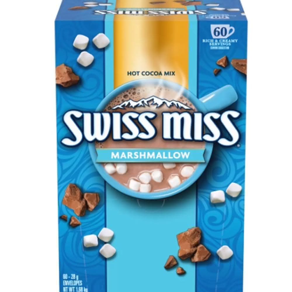 【SWISS MISS】棉花糖即溶可可粉 28g*60入(巧克力粉 可可粉 棉花糖 沖泡飲)