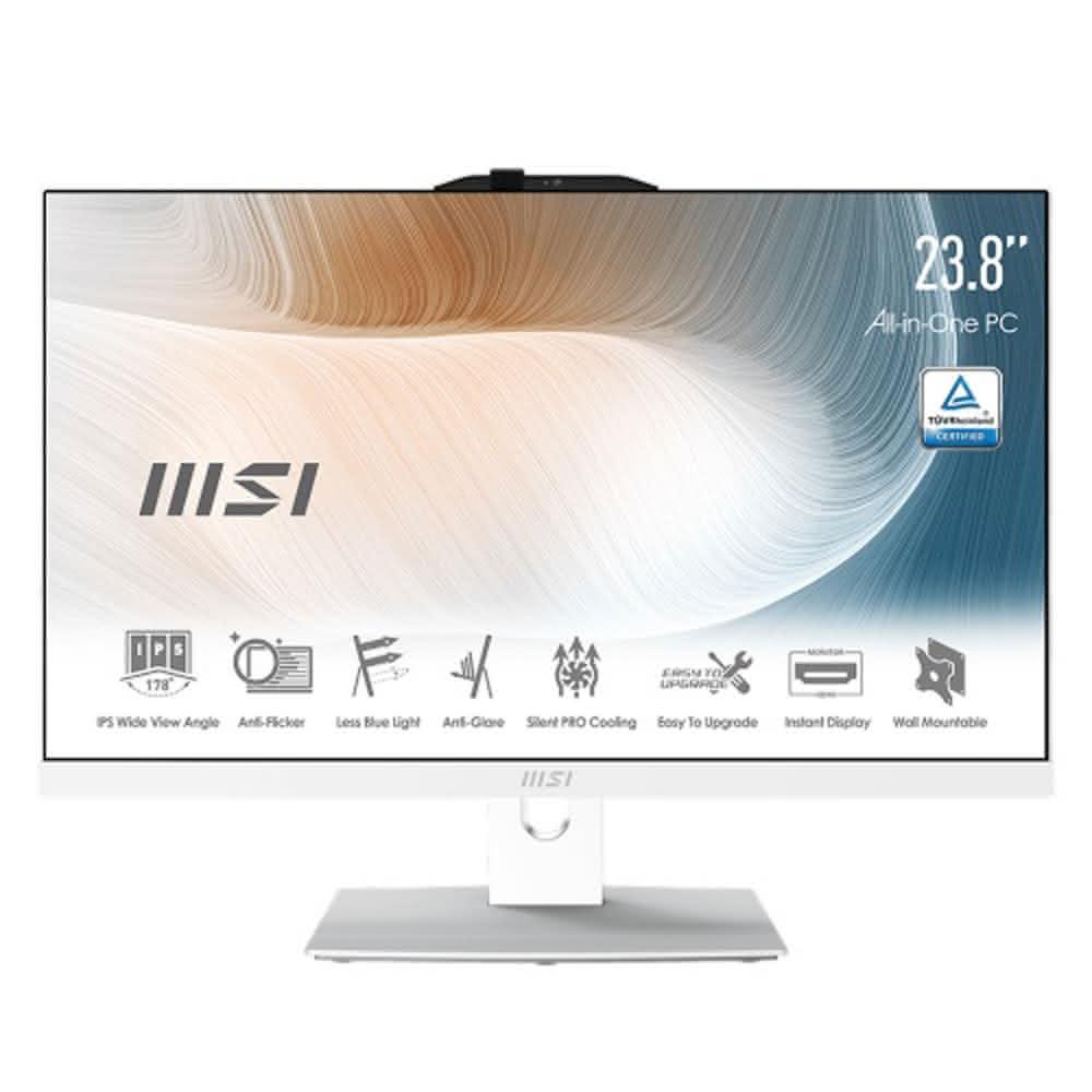 【MSI 微星】Modern AM242TP 1M-1211TW-SP6 24型 白 特仕版(Intel Core 5 120U/32G DDR5/2TB PCIE/W11P/十點觸控)