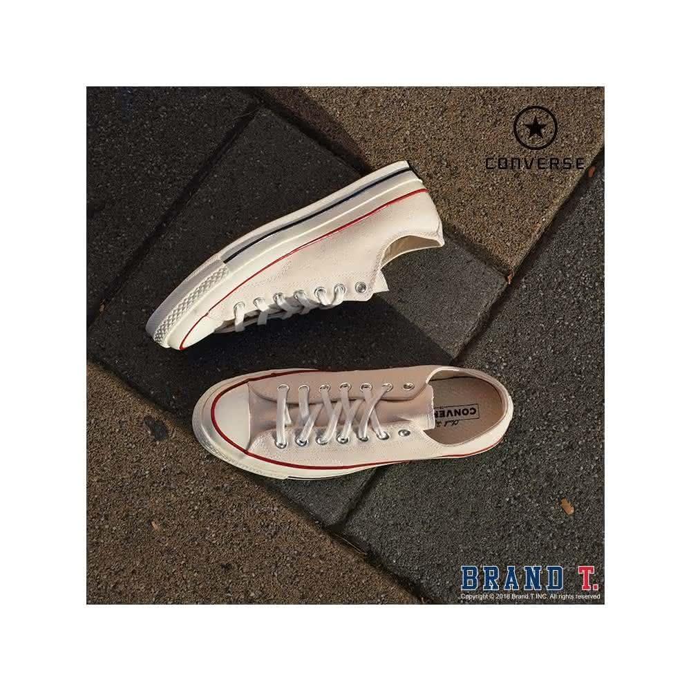 【BRAND T.INC】CONVERSE CHUCK TAYLAR 70S 162062C 米白*低筒*帆布鞋*余文樂*三星標