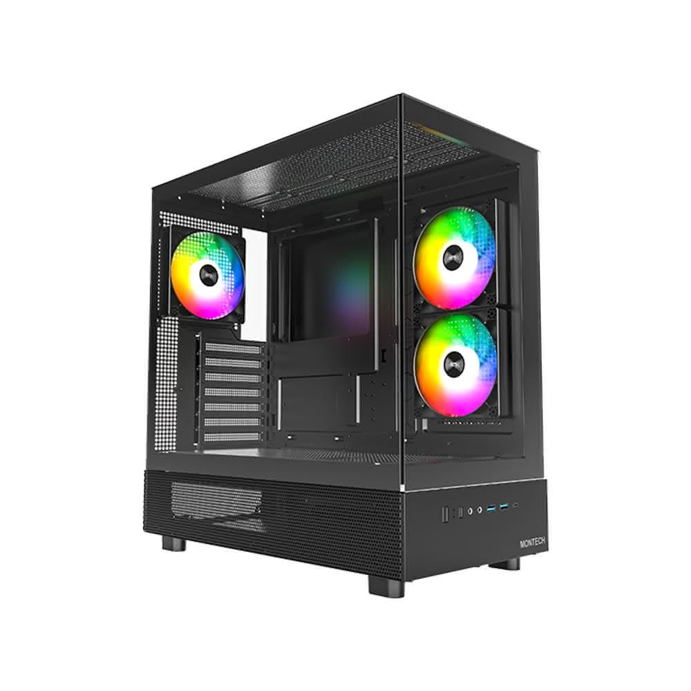 【ASUS 華碩】系列《夜空海景6號》R7 7800X3D八核 RTX4070 電競電腦(32G/2TB SSD)