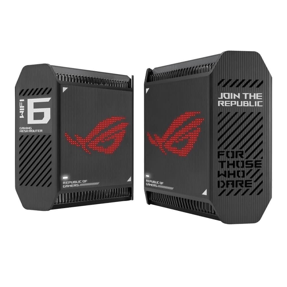 【ASUS 華碩】ROG RAPTURE GT6 WiFi 6 Ai Mesh 分享器 路由器(雙入組)