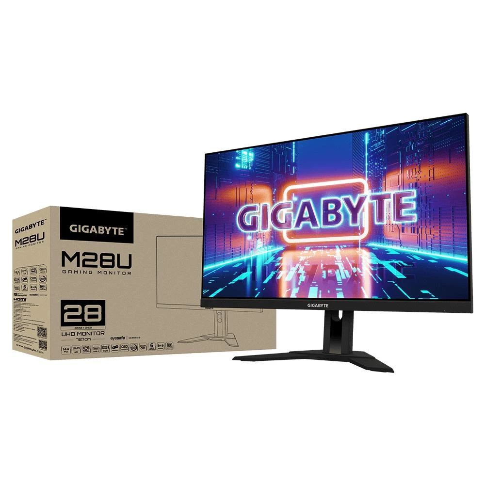 【GIGABYTE 技嘉】M28U 28吋 螢幕/IPS/4K/144Hz/1ms/HDR400