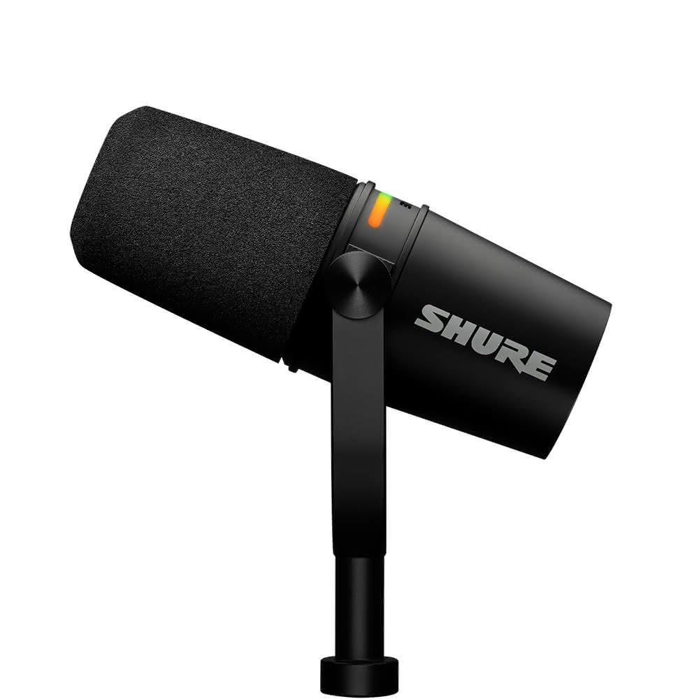 【SHURE】MV7+ Podcast動圈式麥克風 黑色 公司貨(麥克風)