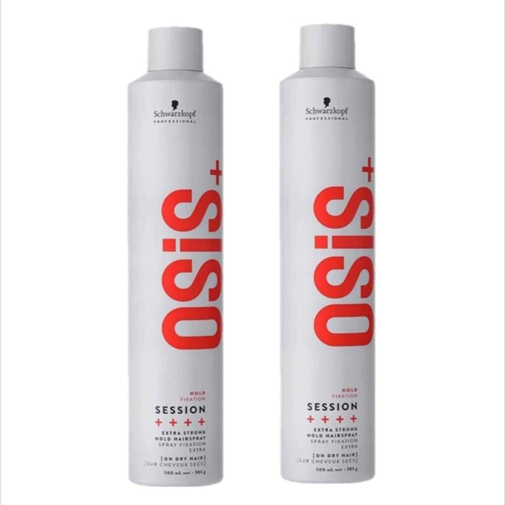 【Schwarzkopf 施華蔻】髮爾Hair  現貨 新包裝 黑炫風/黑旋風 500ml 定型噴霧 OSiS+ Schwarzkopf(定型液)