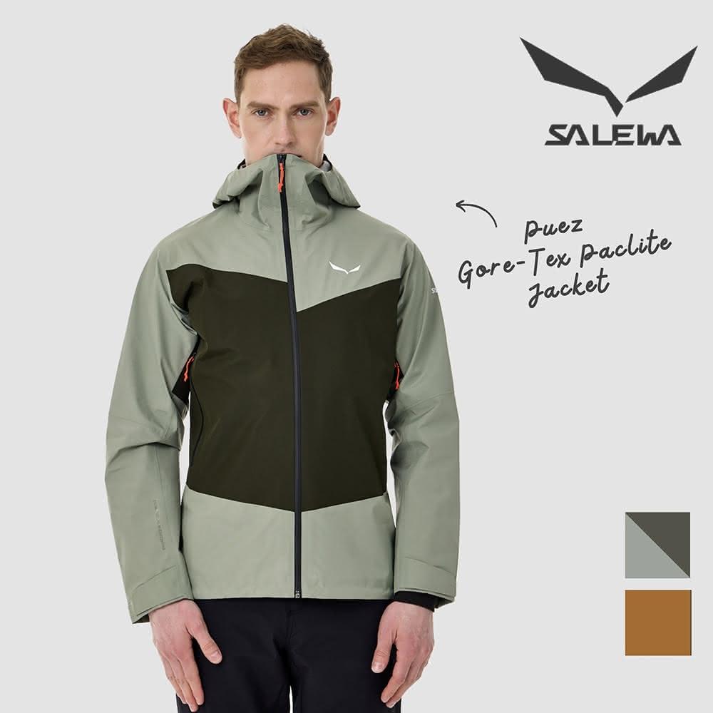 【SALEWA】PUEZ GORE-TEX PACLITE JACKET 男 輕量防水外套(登山外套 機能運動風衣)