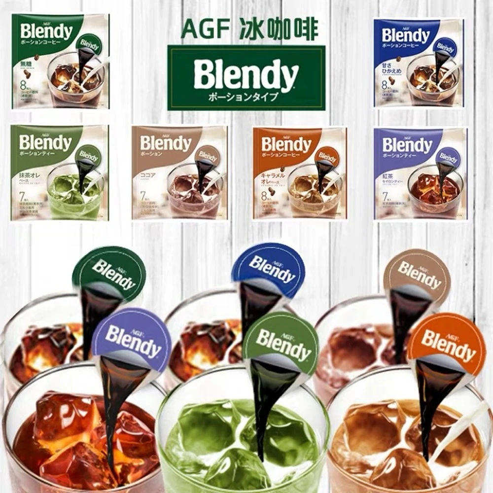 【AGF】Blendy 咖啡球(6顆入 無糖 微糖 焦糖瑪琪朵 咖啡 濃縮咖啡球 即飲)