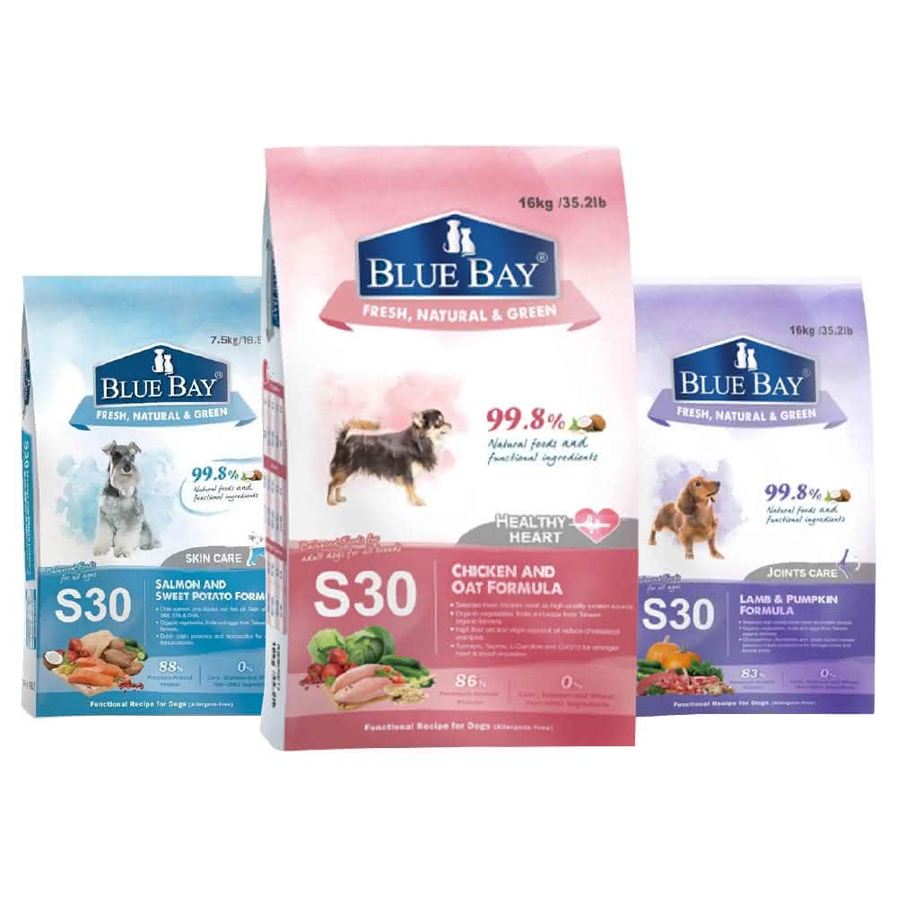 【Blue Bay 倍力】S30 低敏 狗飼料 15kg(狗狗飼料 無穀飼料 犬糧 狗乾乾)