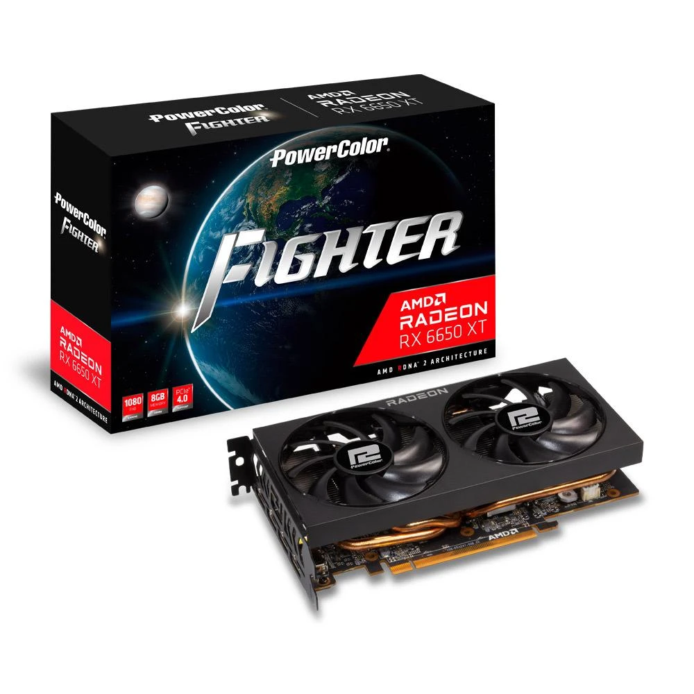 【PowerColor 撼訊】撼訊 RX 6650 XT Fighter 8G GDDR6