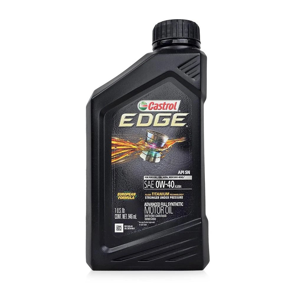 【CASTROL 嘉實多】EDGE 0W40 機油 美規  庫柏蒂諾