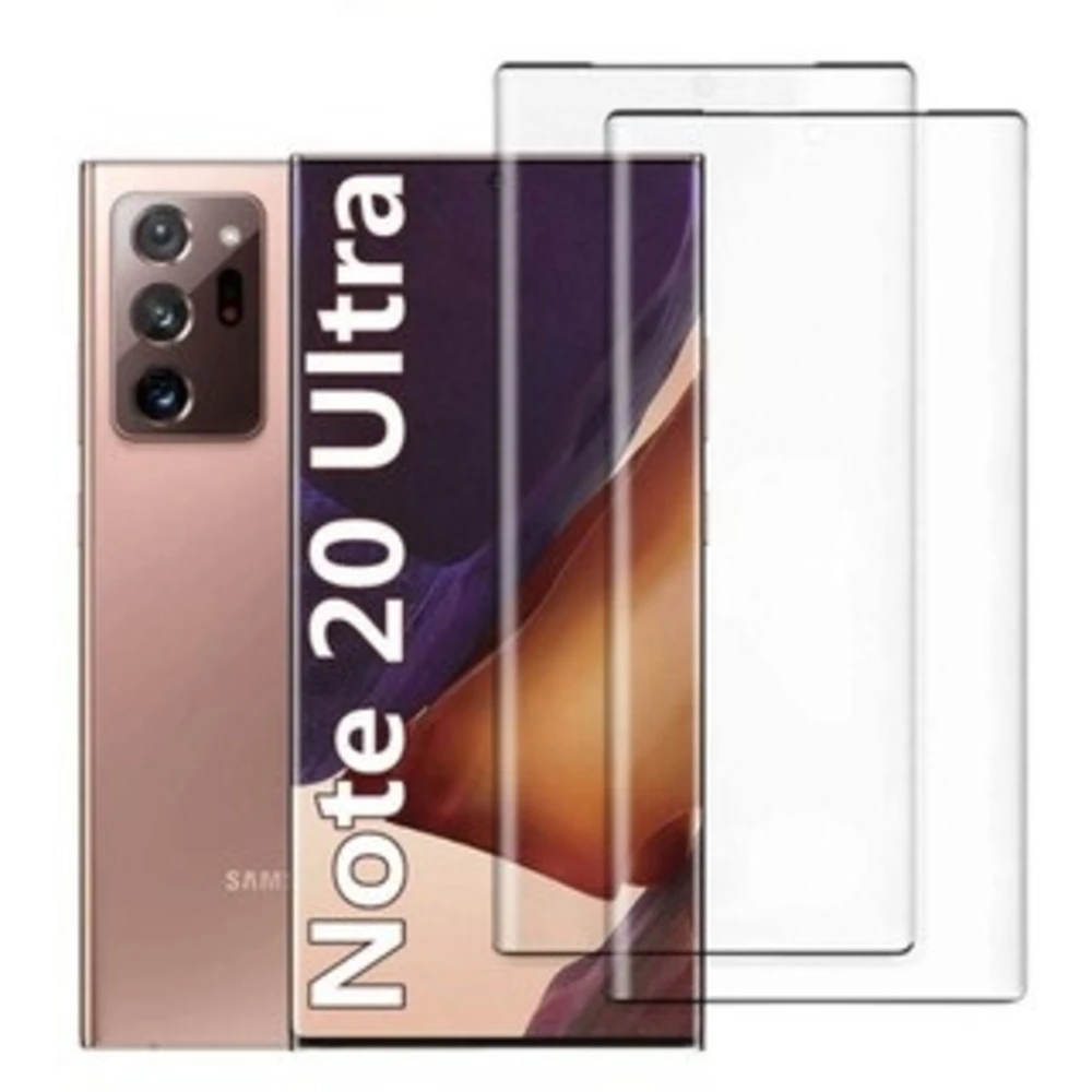 三星Note20 Ultra 全屏玻璃膜 三星Note20 Ultra 邊膠版玻璃膜 支援解鎖