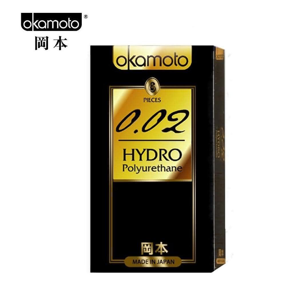 【okamoto 岡本】岡本002-HYDRO 水感勁薄保險套6入裝