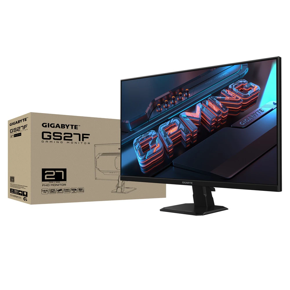 【GIGABYTE 技嘉】GS27F(27吋 螢幕/IPS/165Hz/1ms/低藍光.不閃屏)