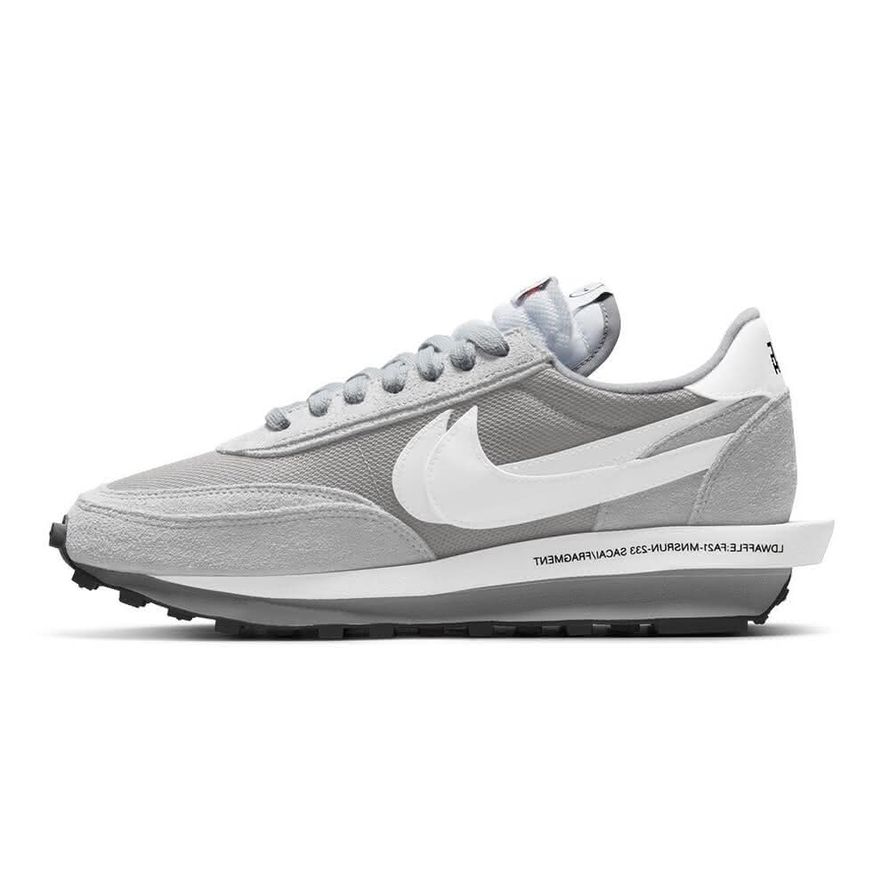 【NIKE 耐吉】Nike LDWaffle x Sacai x Fragment 聯名款 藤原浩 男鞋 灰白(DH2684-001)