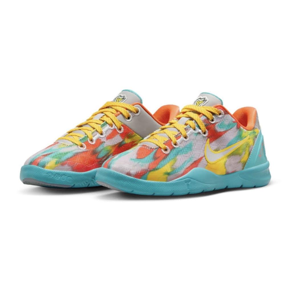 【NIKE 耐吉】Nike Kobe 8 Protro Venice Beach PS 威尼斯 海灘 炫彩 籃球鞋 幼童(HF7320-001)