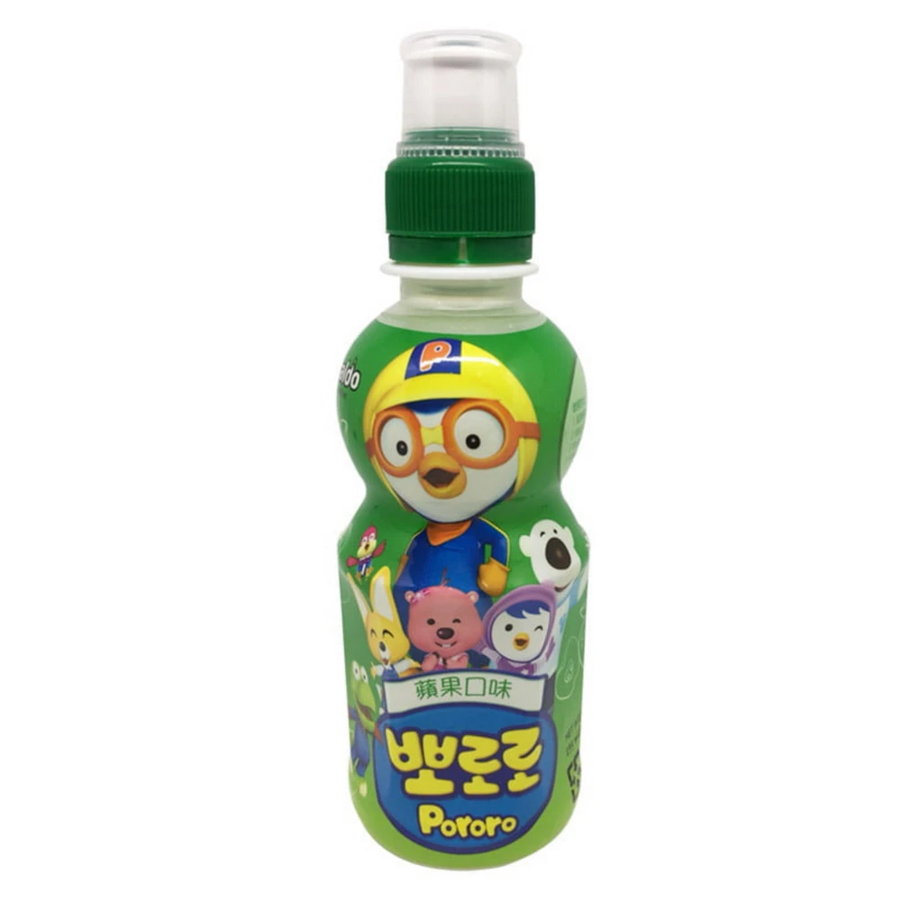 【Paldo 八道】韓國 Pororo 啵樂樂乳酸飲料〈蘋果 〉235ml