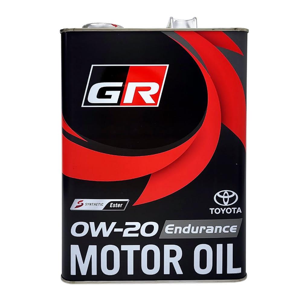 日本 TOYOTA MOTOR OIL 0W-20 GR Endurance 日本原裝 原廠機油 4L 箱購6入 #1226