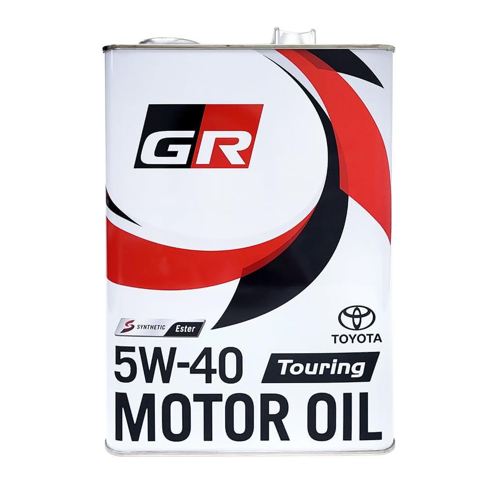 日本 TOYOTA MOTOR OIL 5W-40 GR Touring 日本原裝 原廠機油 4L 箱購6入 #1134