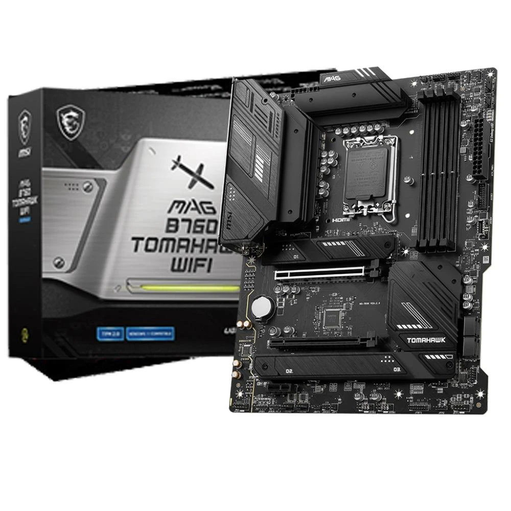 【MSI 微星】微星 MAG B760 TOMAHAWK WIFI D5 LGA1700主機板(ATX/3+2年保)