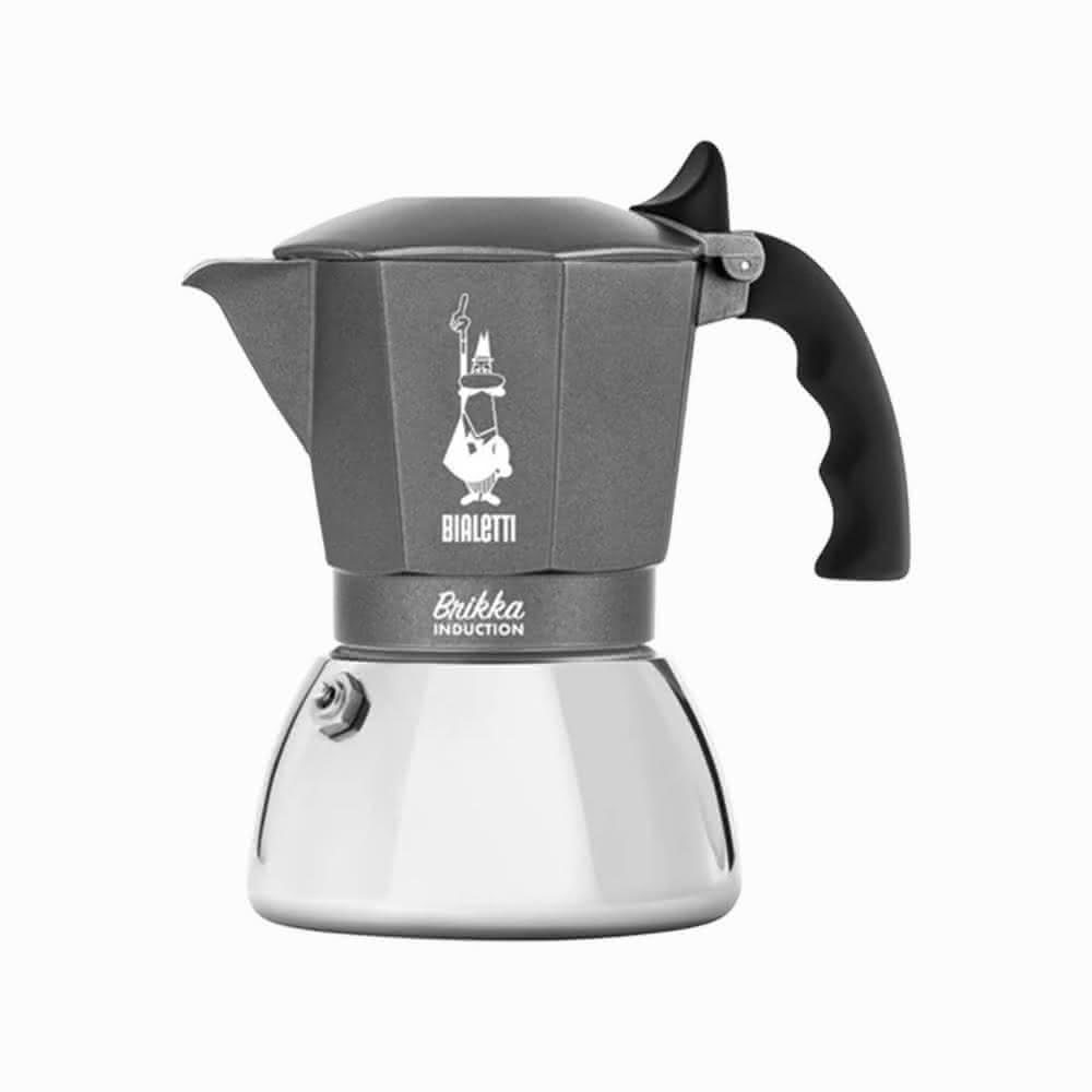 【Bialetti 比亞樂堤】Brikka 加壓摩卡壺 4人份 升級款 咖啡壺 電磁爐 IH爐可用(咖啡壺)