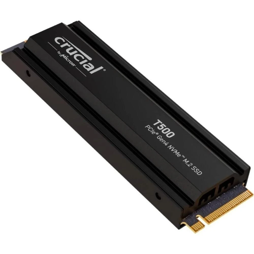 【Crucial 美光】T500 1TB 散熱片版 M.2/PCIE4.0/SSD固態硬碟/ 支援PS5