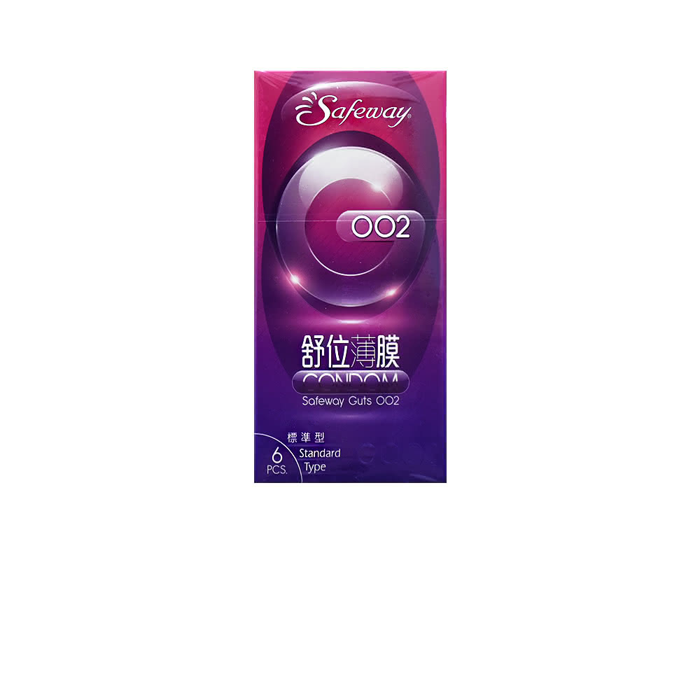 【safeway 數位】safeway 數位 舒位GOO2標準 6入 保險套(舒位 保險套)