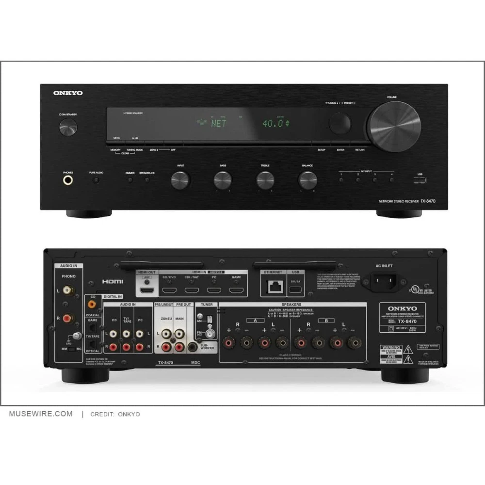 【ONKYO】TX-8470 串流綜合擴大機 HDMI ARC(台灣代理商 公司貨)