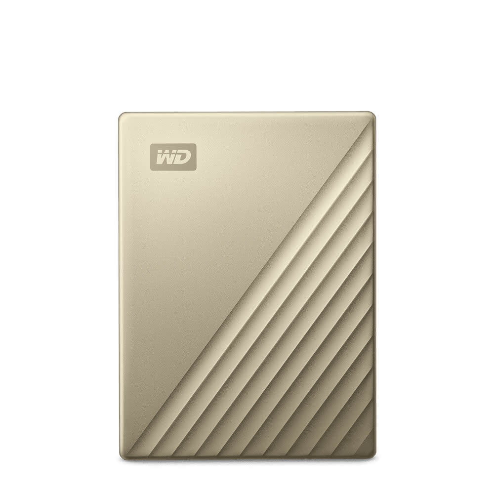 【WD 威騰】My Passport Ultra 2TB 2.5吋 USB-C 外接硬碟《閃耀金》