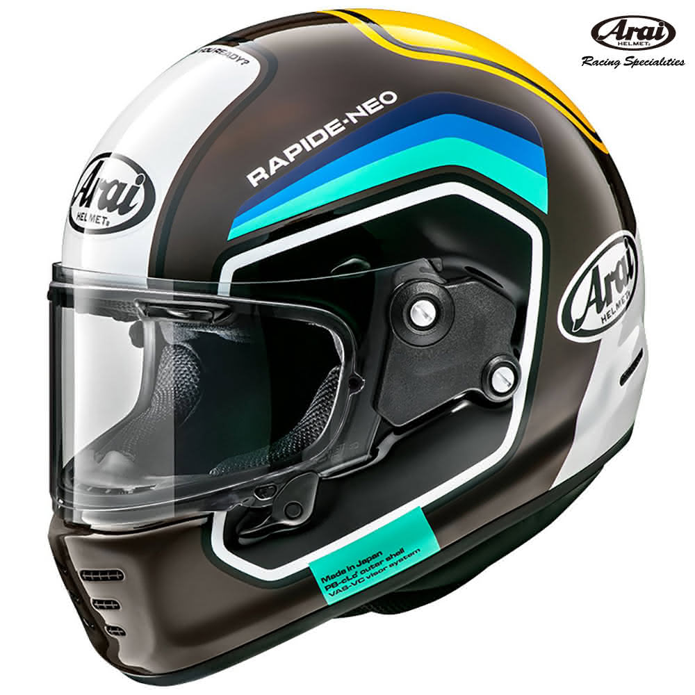 【Arai】RAPIDE-NEO Number Brown 亮光 全罩 安全帽 公司貨(彩繪)