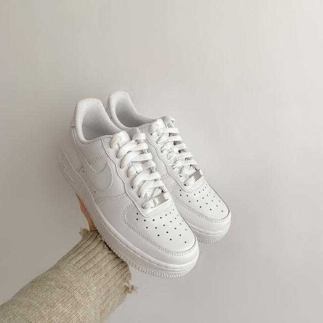 【NIKE 耐吉】NIKE AIR FORCE 1 全白 白FORCE 成人款 女鞋 / DD8959-100(DD8959-100)