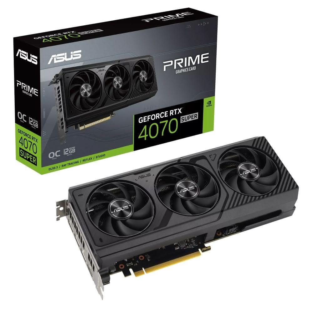 【ASUS 華碩】ASUS華碩 PRIME-RTX4070S-O12G 顯示卡 長27cm