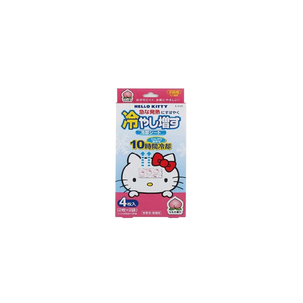 【小久保】KOKUBO Hello Kitty蜜桃退熱貼4入