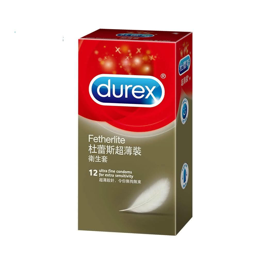 【Durex 杜蕾斯】超薄裝 保險套 12入裝 保險套(保險套 安全套 衛生套 │情趣職人)