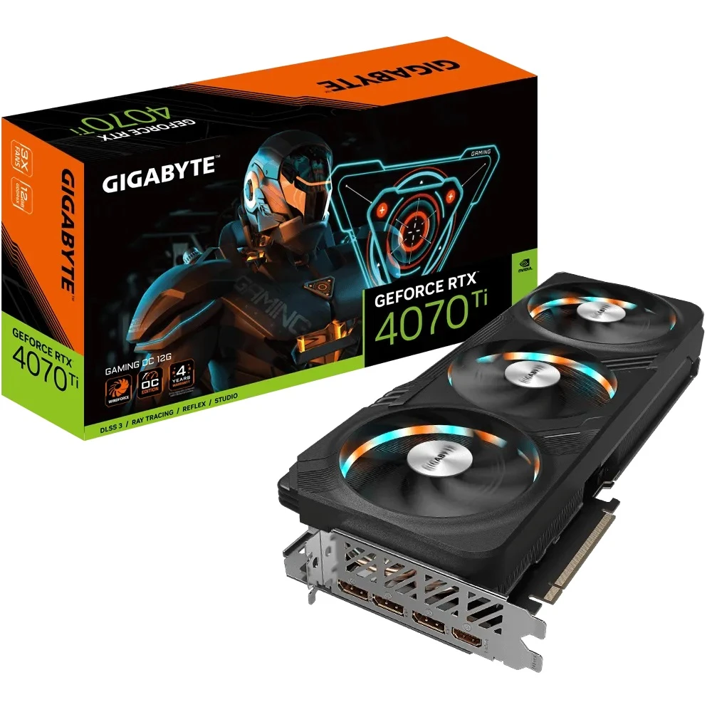 【GIGABYTE 技嘉】RTX 4070 Ti GAMING OC 12G 顯示卡N407TGAMING OC-12GD