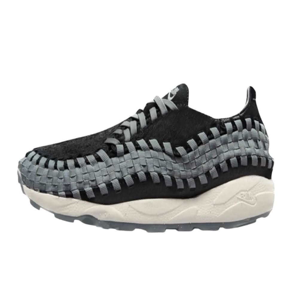 【NIKE 耐吉】NIKE AIR FOOTSCAPE WOVEN 編織鞋 馬毛 深灰 灰黑 女鞋 / FB1959-001(nike FB1959-001)